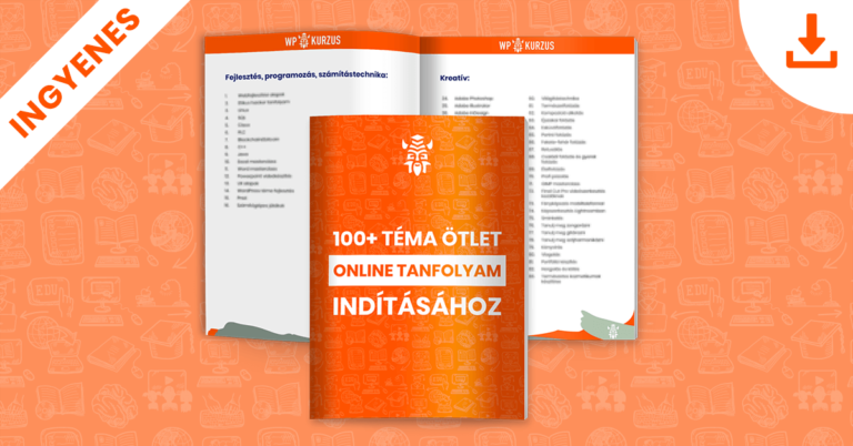 100+ téma ötlet online tanfolyam indításához