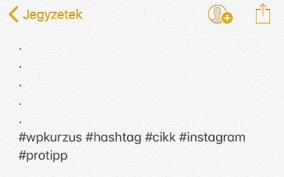 hashtagek eltűntetése instagramon